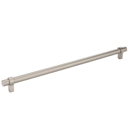 Jeffrey Alexander 900 mm Center-to-Center Satin Nickel Key Grande Cabinet Bar Pull 5900SN